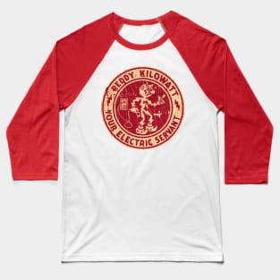 Reddy Killowat Your Electric servant Vintage Baseball T-Shirt